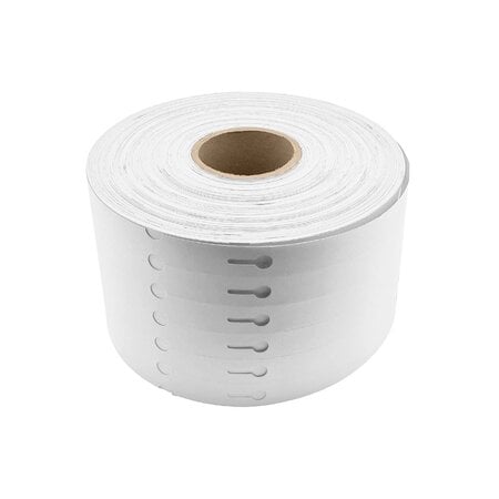 CombiCraft Blanco sleufetiketten 160x17mm voor thermal transferprinters op rol wit - per 4000 etiketten