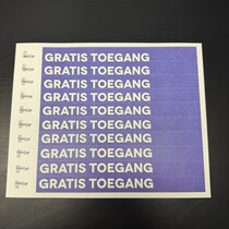 Restpartij: Gratis toegang polsbandjes - per 100 stuks