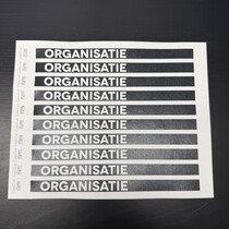 Restpartij: Organisatie polsbandjes - per 100 stuks