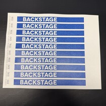 Restpartij: Backstage polsbandjes - per 100 stuks