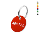 CombiCraft Kunststof sleutellabel met kentekennummer - per stuk