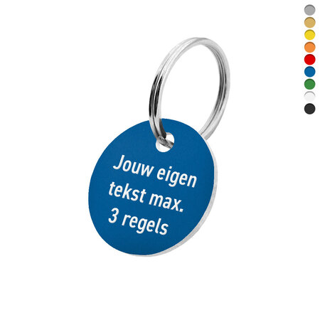 CombiCraft Kunststof sleutellabel met tekst - per stuk