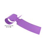 Blanco sleufetiketten voor E2 kratten 260x50mm voor thermotransferprinters op rol paars – per 500 etiketten