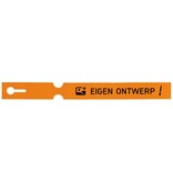 Sleufetiketten met jouw eigen ontwerp 250x25mm 4-baans - per 100 etiketten