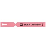 Sleufetiketten met jouw eigen ontwerp 250x25mm 4-baans - per 100 etiketten