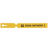 Sleufetiketten met jouw eigen ontwerp 250x25mm 4-baans - per 100 etiketten