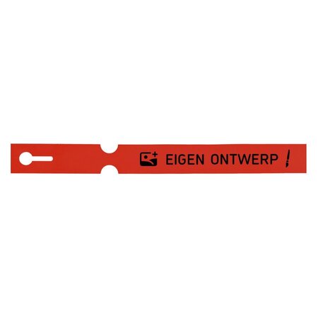 CombiCraft Sleufetiketten met jouw eigen ontwerp 250x25mm 4-baans - per 100 etiketten