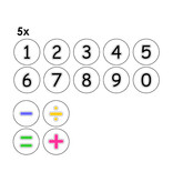 CombiCraft Rekenset plastic munten 35 mm