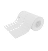 Blanco sleufetiketten of plantenlabels 120x13mm op rol om te beschrijven van PVC wit – per 1000 etiketten