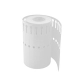 Blanco sleufetiketten of plantenlabels 120x13mm op rol om te beschrijven van PVC wit – per 1000 etiketten