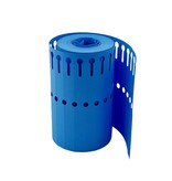 Blanco sleufetiketten of plantenlabels 120x13mm op rol om te beschrijven van PVC blauw – per 1000 etiketten