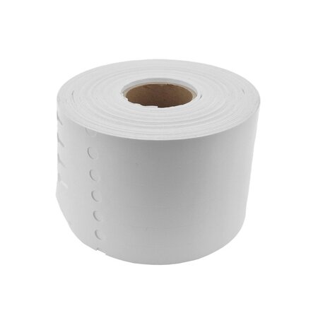 Blanco sleufetiketten 200x17mm voor thermotransferprinters op rol wit - per 3000 etiketten