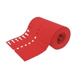 CombiCraft Blanco sleufetiketten of plantenlabels 120x13mm op rol om te beschrijven van PVC rood – per 1000 etiketten