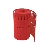 CombiCraft Blanco sleufetiketten of plantenlabels 120x13mm op rol om te beschrijven van PVC rood – per 1000 etiketten