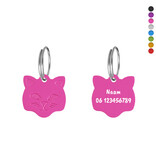 CombiCraft Penning voor kat aluminium 23x23mm met tekst - per stuk