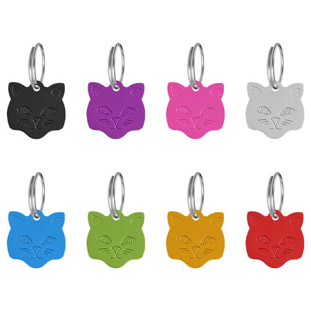 CombiCraft Penning voor kat aluminium 23x23mm met tekst - per stuk