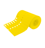 CombiCraft Blanco sleufetiketten of plantenlabels 120x13mm op rol om te beschrijven van PVC geel – per 1000 etiketten