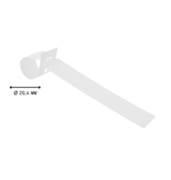 Sleufetiketten PVC op rol 200x20mm beschrijfbaar - per 1000 etiketten