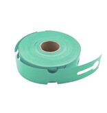 Blanco sleufetiketten voor E2 kratten 260x50mm voor thermal transferprinters op rol groen – per 500 etiketten