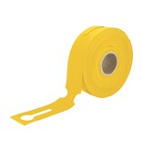 CombiCraft Blanco sleufetiketten voor E2 kratten 260x50mm voor thermal transferprinters op rol geel – per 500 etiketten