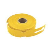 CombiCraft Blanco sleufetiketten voor E2 kratten 260x50mm voor thermal transferprinters op rol geel – per 500 etiketten