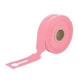 Blanco sleufetiketten voor E2 kratten 260x50mm voor thermotransferprinters op rol roze – per 500 etiketten