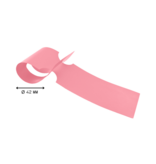 Blanco sleufetiketten voor E2 kratten 260x50mm voor thermotransferprinters op rol roze – per 500 etiketten