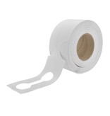 CombiCraft Sleufetiketten Giant in wit 381x75mm voor thermo transferprinters op rol - 250 stuks