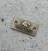 CombiCraft Brons gegoten Logo-plaatje/merkje  in reliëf in 40x15mm of 80x19mm