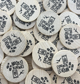 CombiCraft Houten munten Ø29mm met jouw eigen ontwerp - per 100 stuks