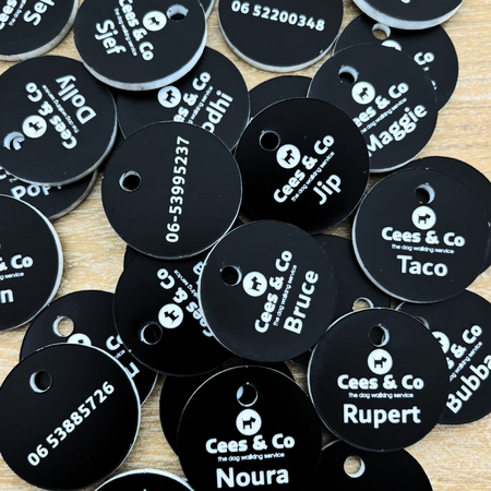 CombiCraft Kunststof sleutellabel met eigen logo - per stuk