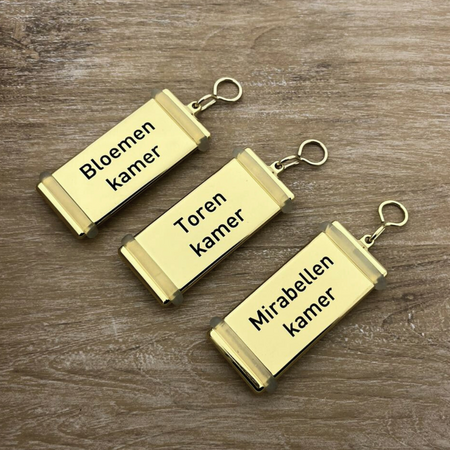 CombiCraft Hotel sleutelhanger Montparnasse met gravering van messing - per 1 stuk