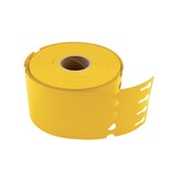Blanco sleufetiketten 250x25mm voor thermal transferprinters op rol geel - per 1500 etiketten