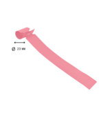Blanco sleufetiketten 250x25mm voor thermal transferprinters op rol roze - per 1500 etiketten
