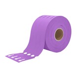 CombiCraft Blanco sleufetiketten 250x25mm voor thermal transferprinters op rol paars - per 1500 etiketten