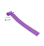 CombiCraft Blanco sleufetiketten 250x25mm voor thermal transferprinters op rol paars - per 1500 etiketten