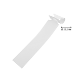 Blanco sleufetiketten 250x38mm voor laserprinters wit - per 200 etiketten