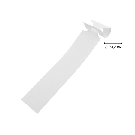 CombiCraft Blanco sleufetiketten 250x38mm voor laserprinters wit - per 200 etiketten