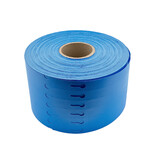 Blanco sleufetiketten 160x17mm voor thermal transferprinters op rol blauw - per 4000 etiketten