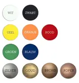 CombiCraft Bureau naambordje Dex 178x34mm zilver - per stuk