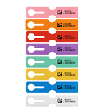 CombiCraft Sleufetiketten groot met jouw eigen ontwerp 273x59mm - per 100 etiketten