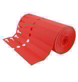 Sleufetiketten PVC op rol 200x20mm beschrijfbaar - per 1000 etiketten