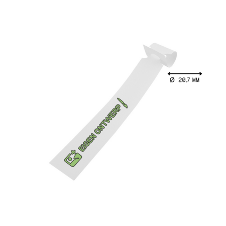 CombiCraft Sleufetiketten met eigen ontwerp 250x25mm  - per 200 etiketten