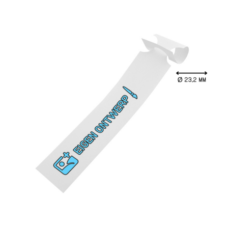 CombiCraft Sleufetiketten met eigen ontwerp 250x38mm  - per 200 etiketten