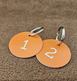 CombiCraft Kunststof sleutellabel met nummer - per stuk