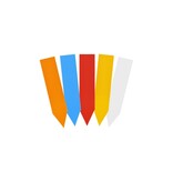 CombiCraft Blanco plantenstekers extra klein 13x60mm van 350 micron in meerdere kleuren - per 100 stuks