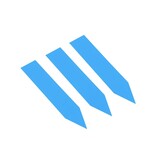 CombiCraft Blanco plantenstekers extra klein 13x60mm van 350 micron in meerdere kleuren - per 100 stuks