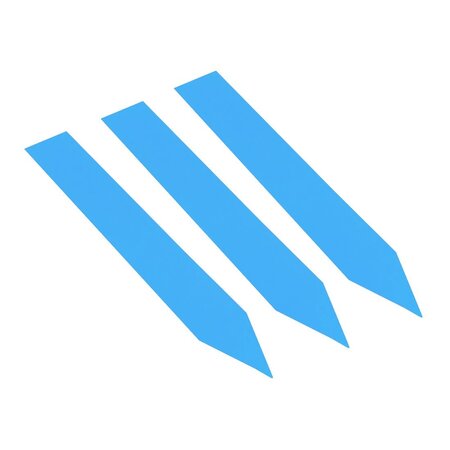 CombiCraft Blanco plantenstekers middel 20x120mm van 350 micron in meerdere kleuren - per 100 stuks