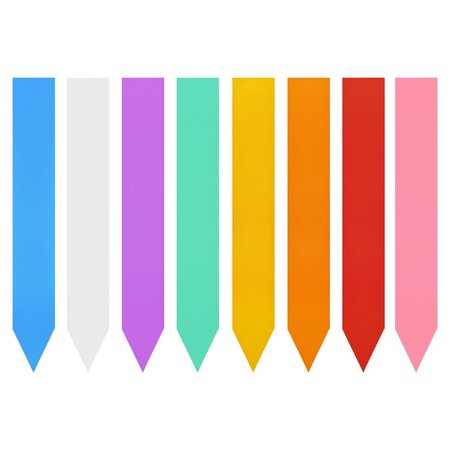 Blanco plantenstekers groot 20x140mm van 350 micron in meerdere kleuren - per 100 stuks