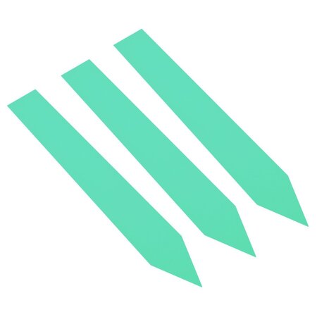 Blanco plantenstekers groot 20x140mm van 350 micron in meerdere kleuren - per 100 stuks